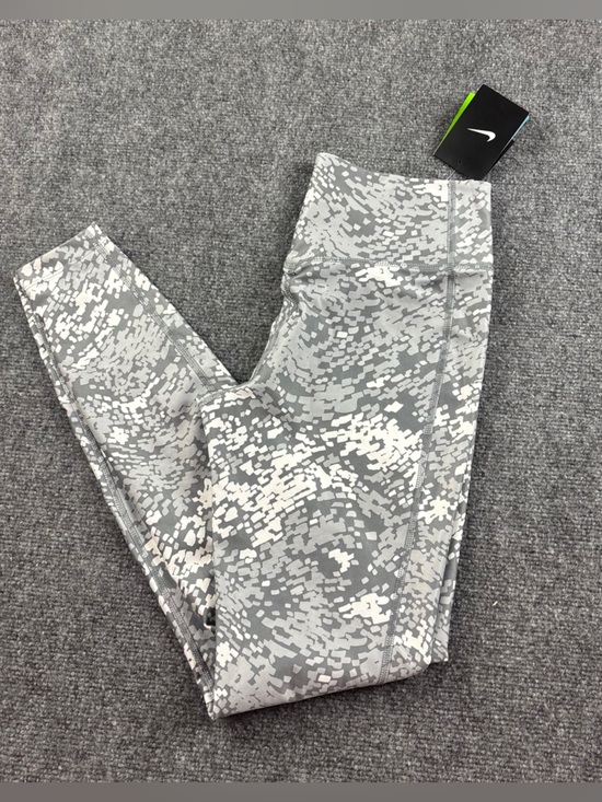 Nike Pants - NIKE Women’s Dri-Fit Athletic Leggings Grey/White Pixelated Camouflage NWT Small